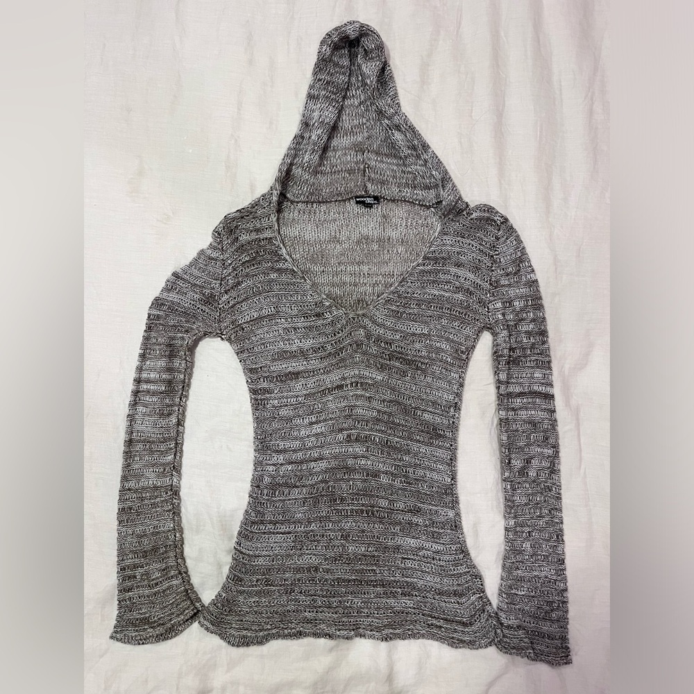 Beige Hooded Pullover - image 1